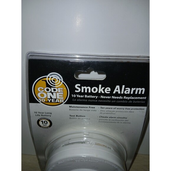 Code One Smoke Detector i9010 21009992 10 Year Battery W/ Ionization Sensor New - Picture 8 of 12